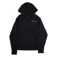 CHAMPION Mens Black Hoodie M