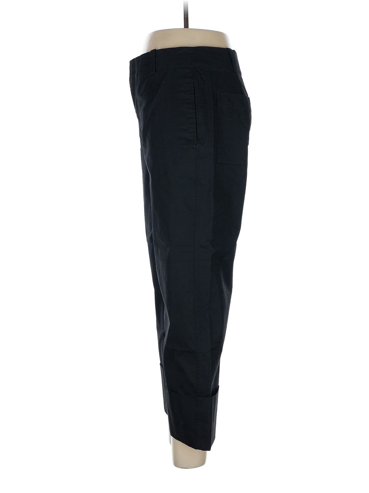 Zara Women Black Casual Pants L thumbnail 4