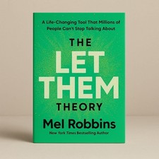 The Let Them Theory Book by Mel Robbins Paperback Self Help Guide
