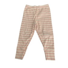 Hanna Andersson Pajama Pants Size 2T Striped Pink Pull On Bottoms Casual