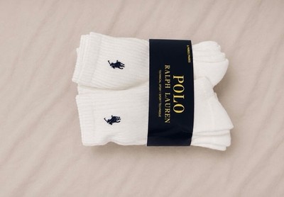 Polo Ralph Lauren Socks 6-pack White
