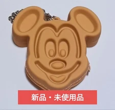 Tokyo Disney Resort Mickey Waffle Bag Charm Keychain pouch Used Tracking