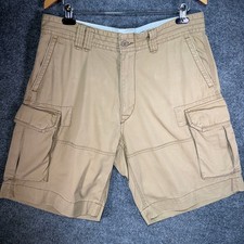 Polo Ralph Lauren Classic Chino Cargo Shorts Mens 36 Tan Cotton Utility Pocket