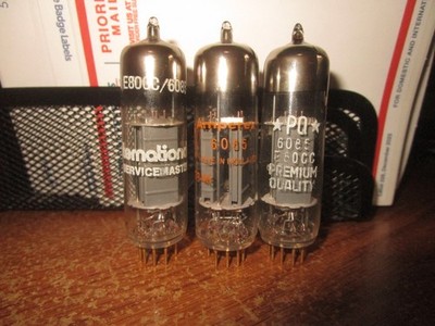 (3) NOS Testing Amperex PQ   Goldpin 6085/E80CC   Audio   Tubes