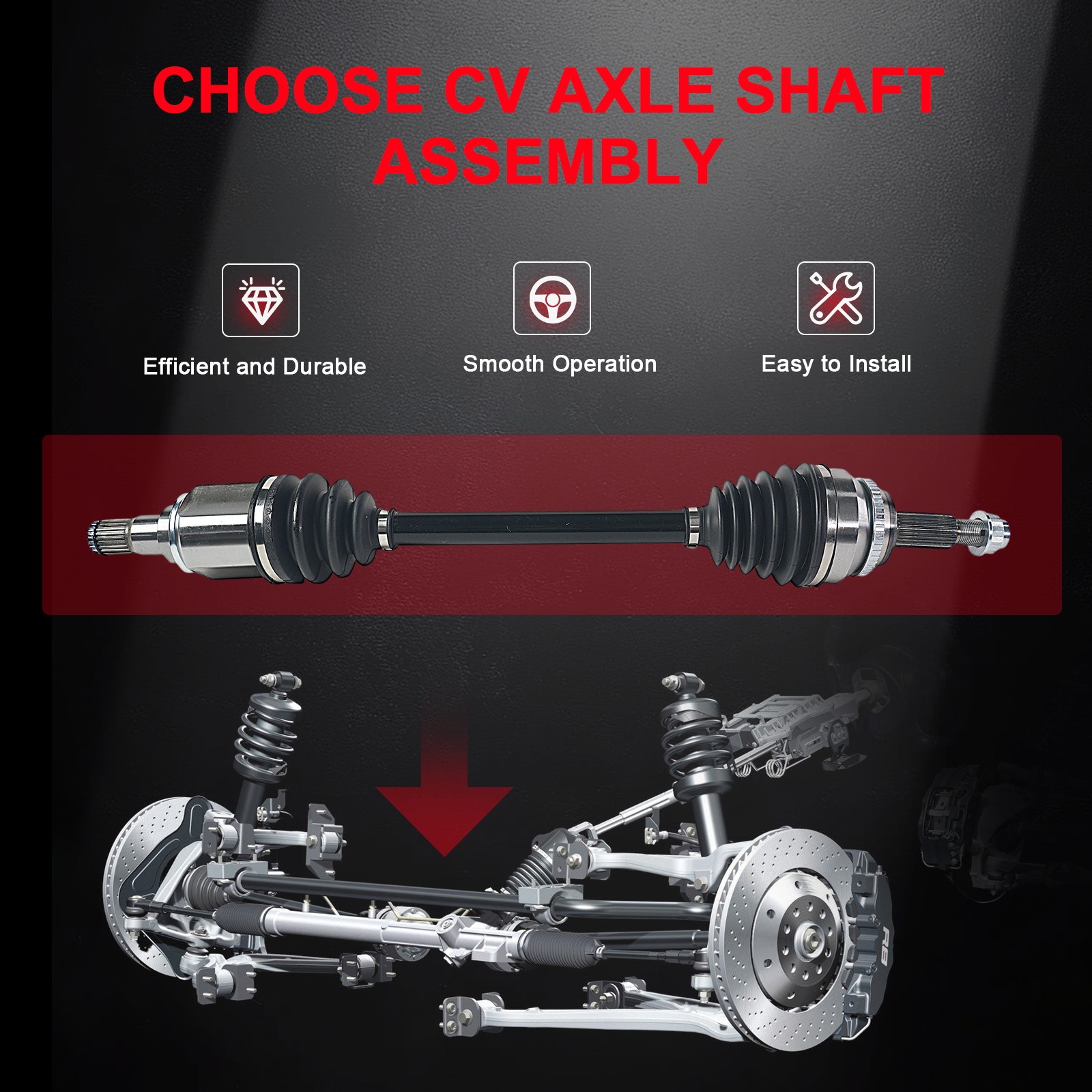 For Toyota Sienna 3.5L V6 2011-2015 Sienna 2.7L L4 2011-2012 Front Left CV Axle