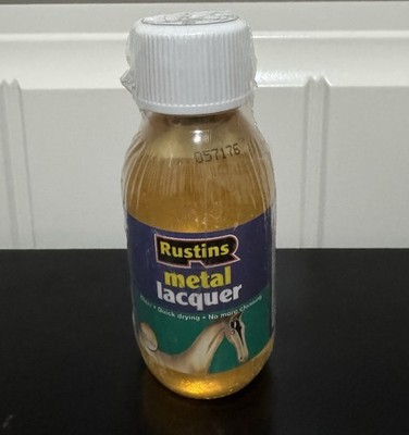 Rustins Metal Lacquer Clear 125ml  UV Resistant Clear Protective Coating Metal