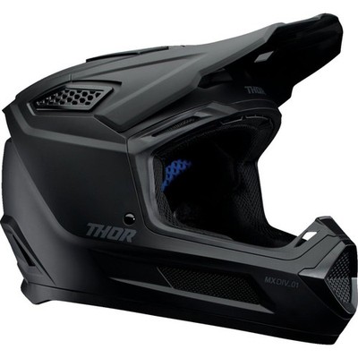 Thor Fleet Motocross Helmet Blackout Matt Black Cross Helmet MX Motorcycle Supermoto
