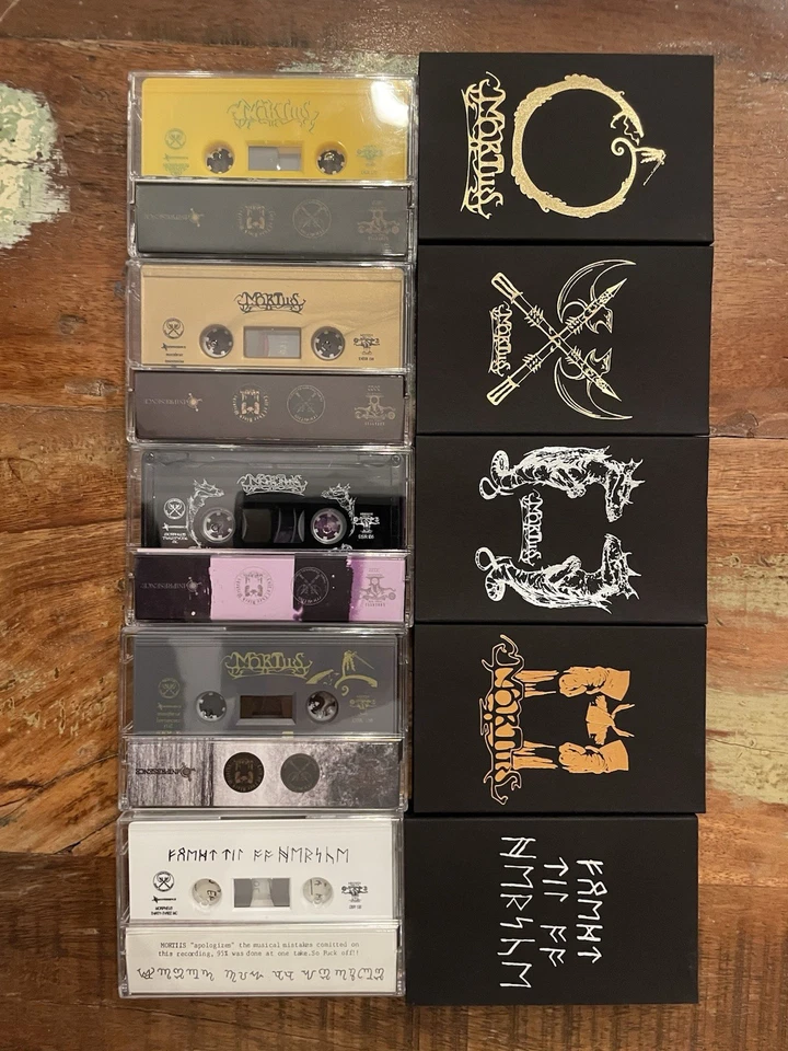 Mortiis – 5 Tape Set (Darkness Shall Rise) – Black Ambient / Dungeon Synth Kult - Bild 4 von 4