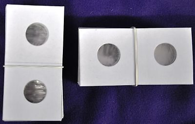 2x2 25 Pkg 3 hole Penny Cent Dime Coin Holders Flips Fee Shipping USA Seller 