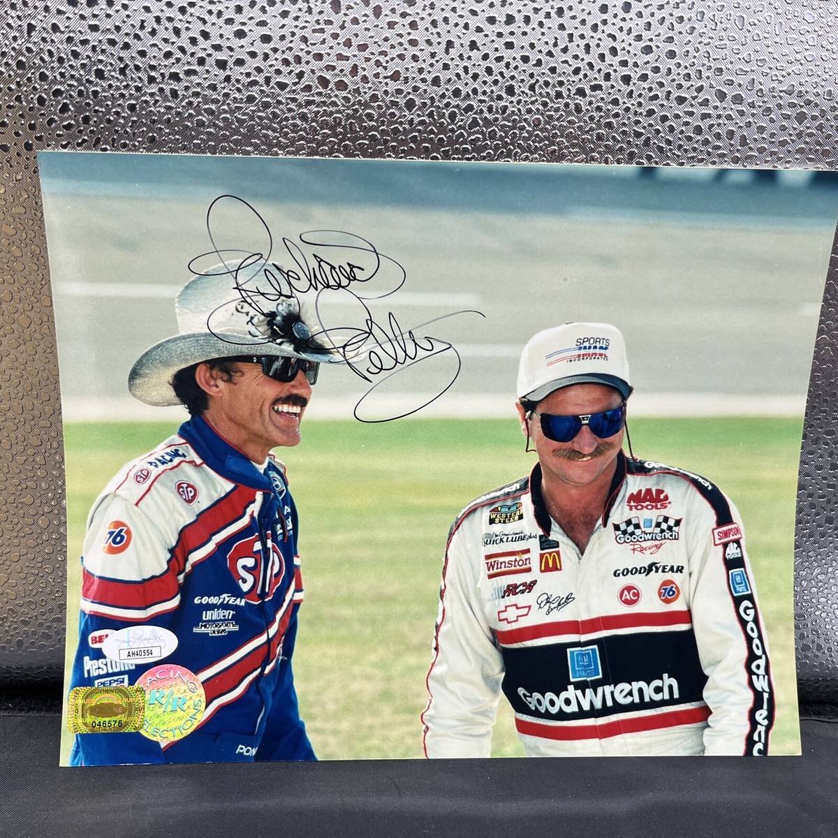 Richard Petty Signed 8X10 with Dale Earnhardt - JSA /Coa | eBay