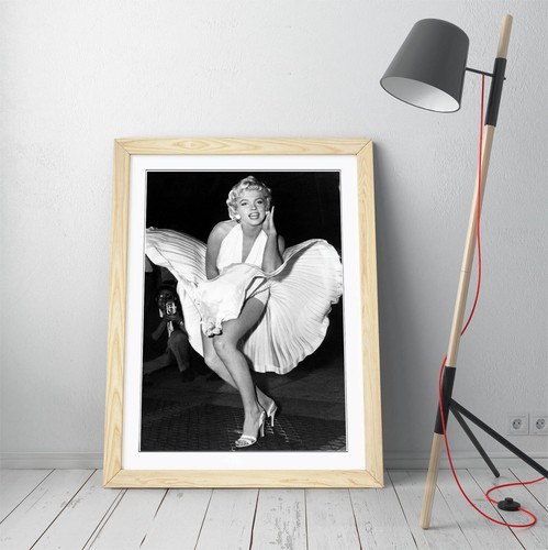 FOTO ICÓNICA DE COLECCIÓN MARILYN MONROE EN BLANCO Y NEGRO - ARTE DE PARED IMPRESIÓN PÓSTER - Imagen 6 de 10