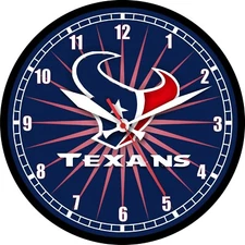 Houston Texans NFL Wall Clock 0724