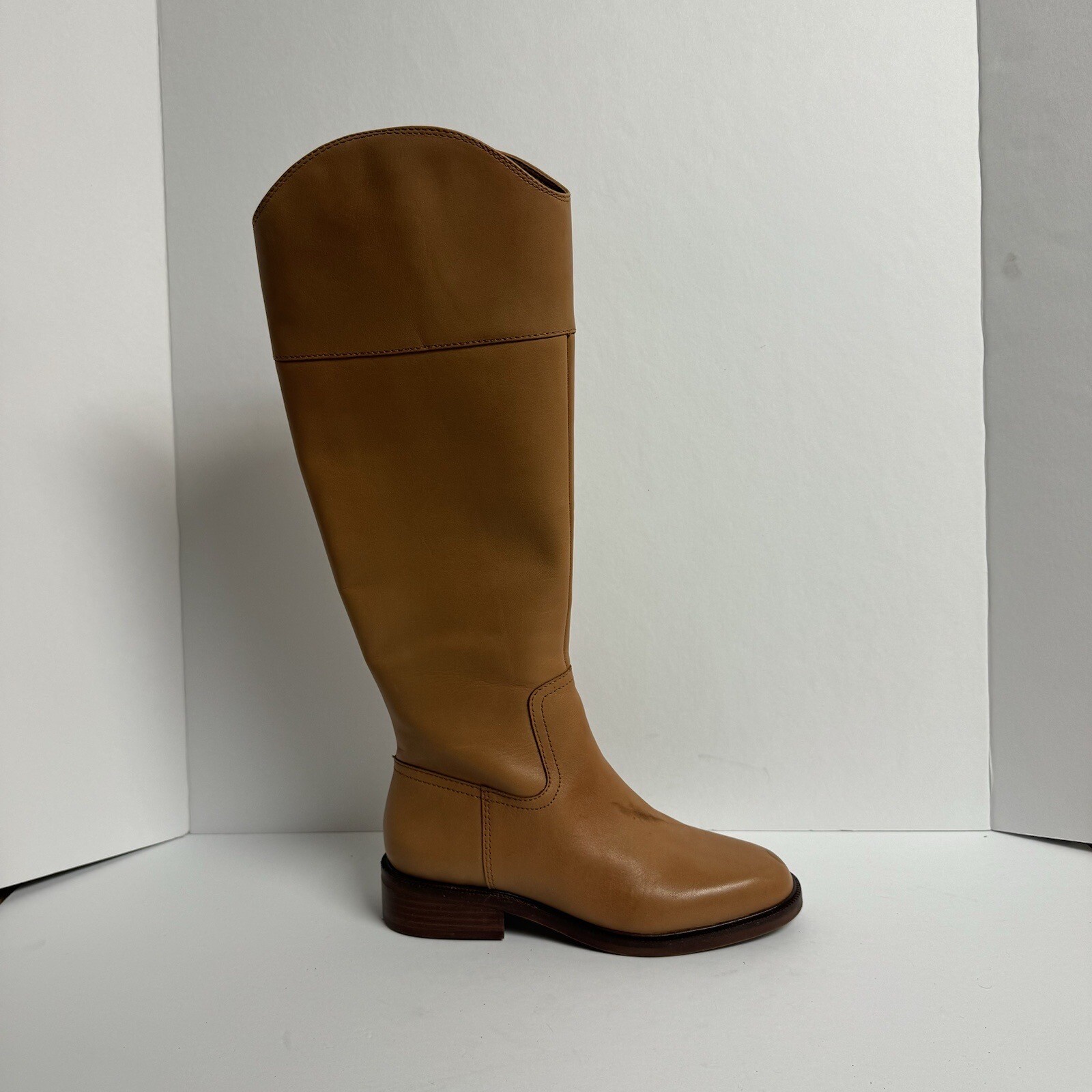 Vince Camuto Womens Alfella Knee High Boot Cognac Size 8 M eBay