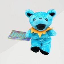 Vintage 90's LIQUID BLUE Grateful Dead Bear Collectibles Haight Plush 7"