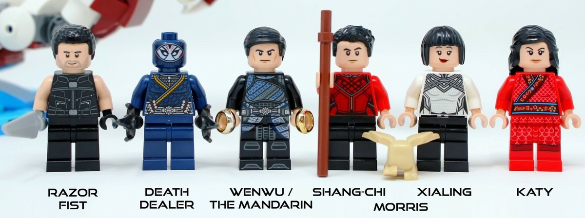 Lego Marvel 7x Shang-Chi Minifigures Wenwu Katy Xialing Death