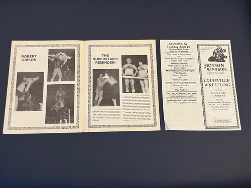 RARE Stan Lane Bobby Eaton Dundee Championship Memphis Wrestling Program WWE 26 - Picture 4 of 6