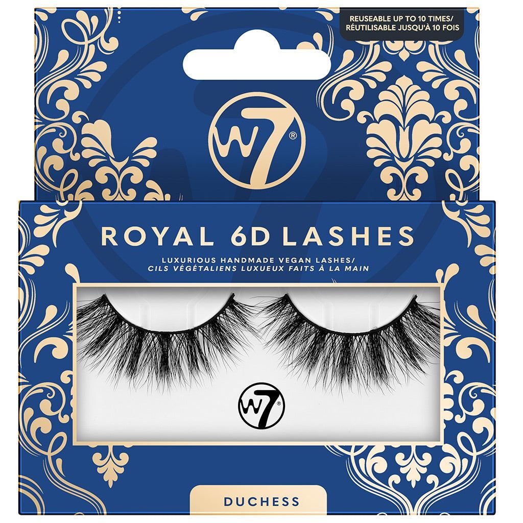 W7 Royal 6D False Lashes - Duchess - Handmade Vegan False Eyelashes 1 Pair
