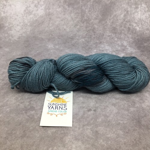 Sunshine Yarns Spread Color 100% Merino Wool Hand-Dyed Grasslands Worsted-Slated - 第 1/3 張圖片
