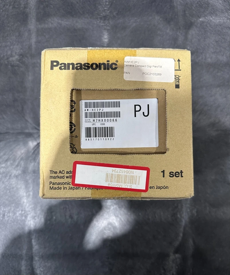 Panasonic AW-HE2; Full HD 1080P Compact IP Controlled PTZ Camera - Image 2 of 2