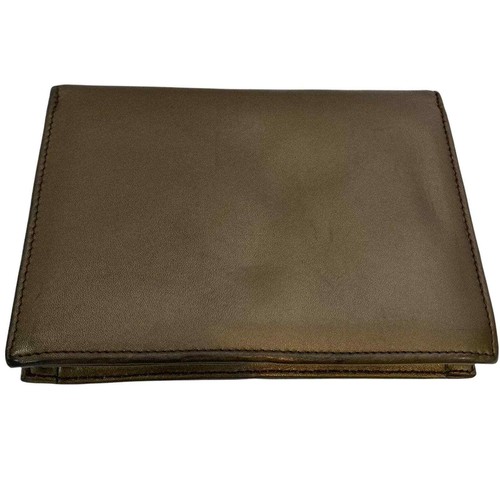 Susan Gail Women Clutch Vintage Leather Bag Brown Gold Chain Push Lock Jackie O. - Picture 3 of 4
