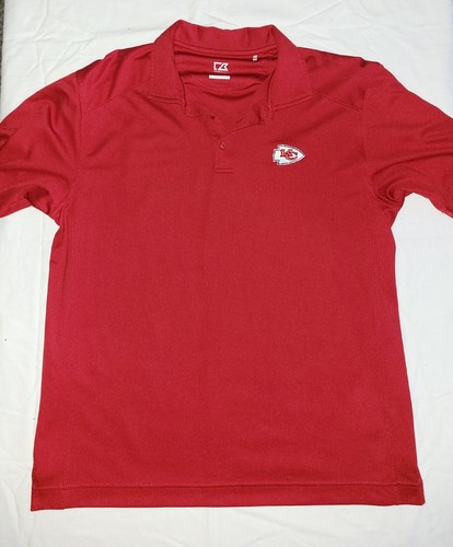 Men's Cutter & Buck Red Kansas City Chiefs Prospect Textured Stretch Polo