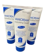3 Tubes (4oz each) Vanicream Moisturizing Cream Lotion for Sensitive Skin