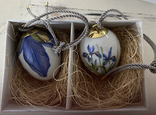 ROYAL COPENHAGEN TIT / ANEMONE EASTER EGG ORNAMENT NIB