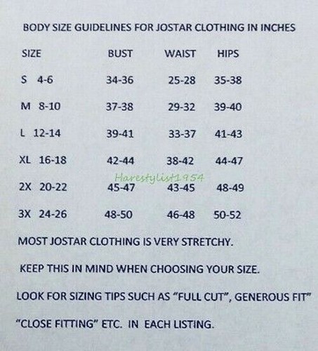 JOSTAR Poly Spandex Slinky STRETCH Knit DENIM BLUE Red POINT HEM TANK TOP L XL - 第 4/5 張圖片