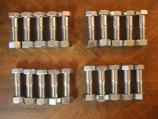 20 Midwest Fastener 3/4" x 3" Long Zinc Hex Bolts & Nuts Course Thread Grade 2