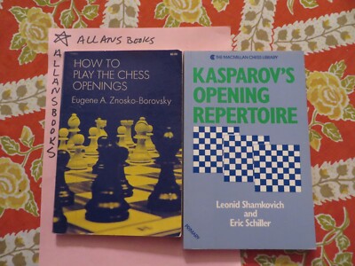 Vintage Allan Troy Chess Book Kasparov's Opening Repertoire And Znosko-B. 2/3