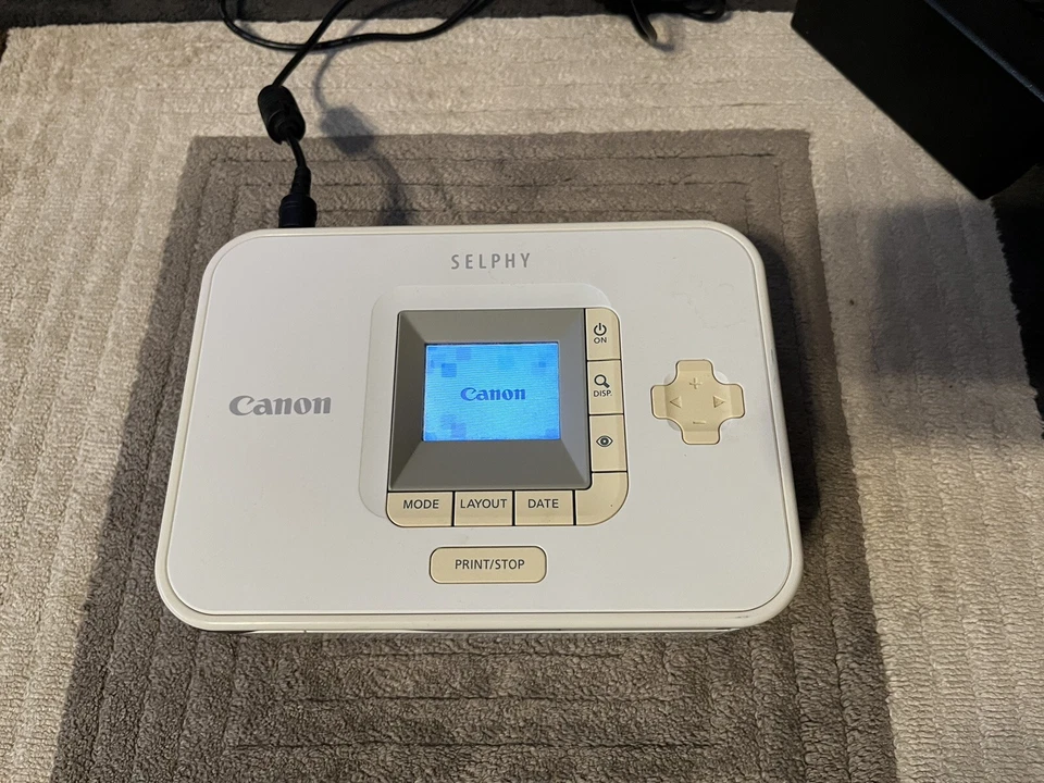 Canon Selphy CA-CP200 Compact 4 x 6 Postcard Photo Printer w/ Power Cord & Paper - Image 2 of 4