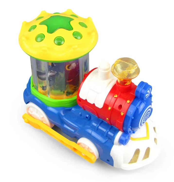 Electric Trains Underwater World Swimming Fish Toy w/ Music & Light for Kids - Image 3 of 4