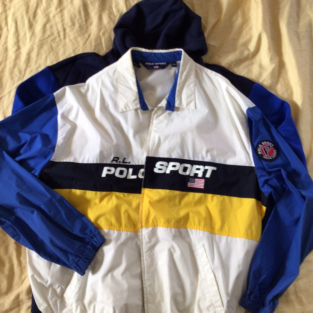 Vintage Ralph Lauren Polo Sport Jacket W NWT Polo Sport Hoody Combo Both Sz XXL
