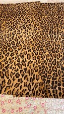 Ralph Lauren Aragon Leopard Animal Print Set 2 King Pillowcases NWOT