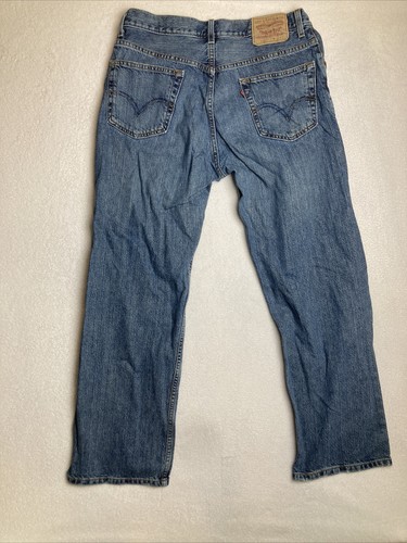 Levi's Jeans Herren 32x29 Blau 559 Relaxed Straight All Cotton Denim Etikett 34x32 - Bild 3 von 20