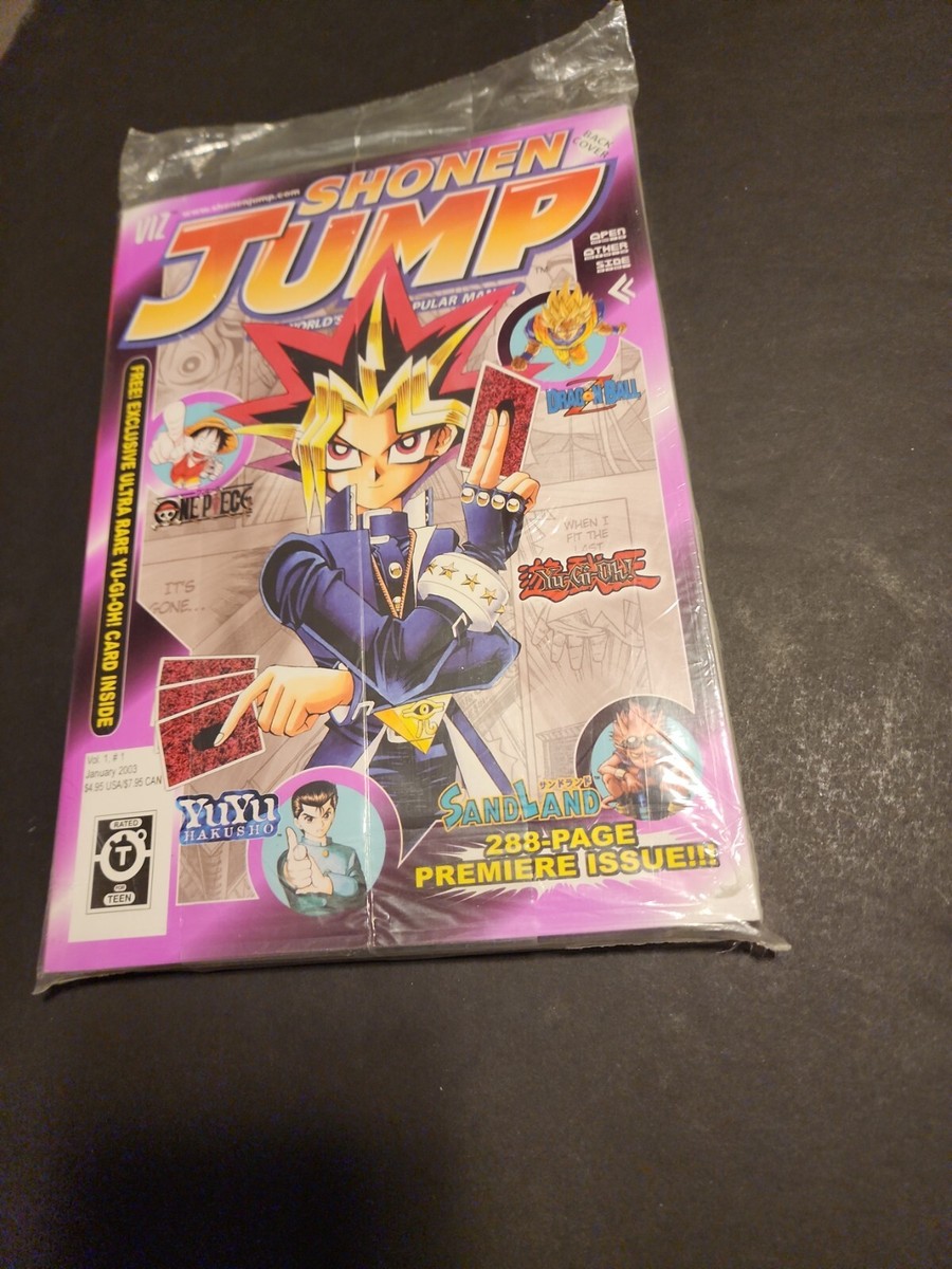 SHONEN JUMP Vol.1 #1(1/03)SEALED w/BLUE EYES WHITE DRAGON SHONEN JUMP Vol.1 #1(1/03)SEALED w/BLUE EYES WHITE DRAGON
