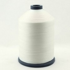 White Tex 70 Bonded Nylon Thread 69, 6000 Yards Spool For Leather Upholstery