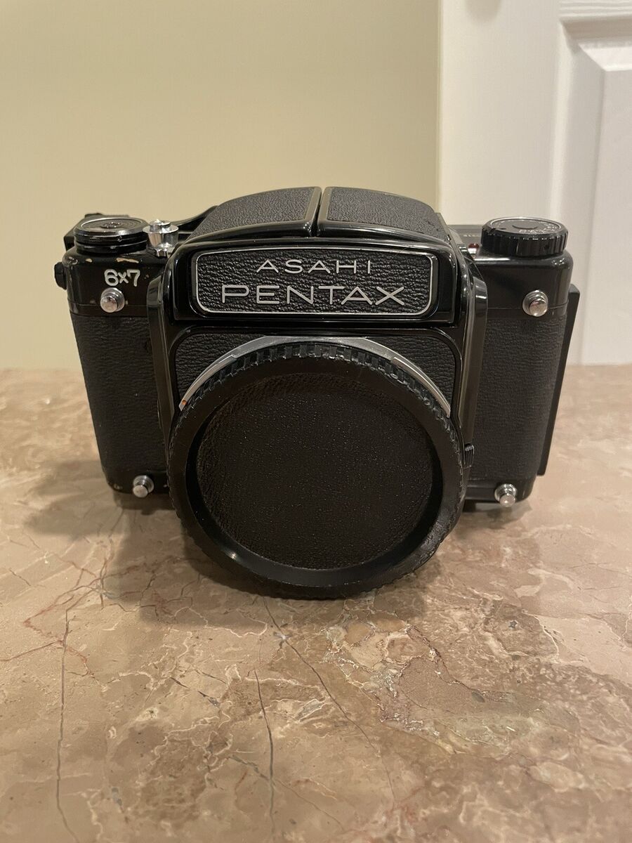 Asahi Pentax 6x7 Film Camera with Pentax Proback & Waist Asahi Pentax 6x7 Film Camera with Pentax Proback & Waist