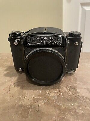 Asahi Pentax 6x7 Film Camera with Pentax Proback & Waist Asahi Pentax 6x7 Film Camera with Pentax Proback & Waist