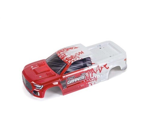 Arrma Granite Parts - Body Roof Protector Skid Plates White & Red Voltage BLX - 第 9/12 張圖片
