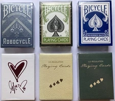 Lot Of 6 Rare Decks Theory 11 Bicycle Reversed  the D&D Vintage Plaid v1 
