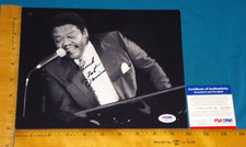 REAL PSA/DNA Authentic Fats Domino Signed 8"X10" Black & White Photo #4