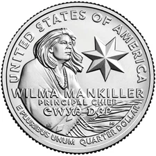 2022 D BU American Women Quarters Wilma Mankiller