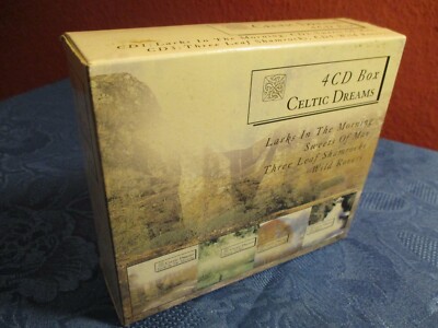 4CD Box Celtic Dream Larks in the Morning Sweets of May Three Leaf Shamrocks  