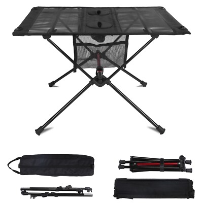 Portable Camping Table Ultralight Camp Table w/ Storage Bag for Camping Hiking