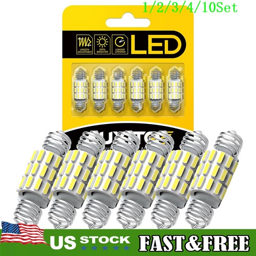 AUXITO CANBUS 42MM 211-2 212-2 578 LED Interior Map Bulb 6500K 24SMD 1~10Set
