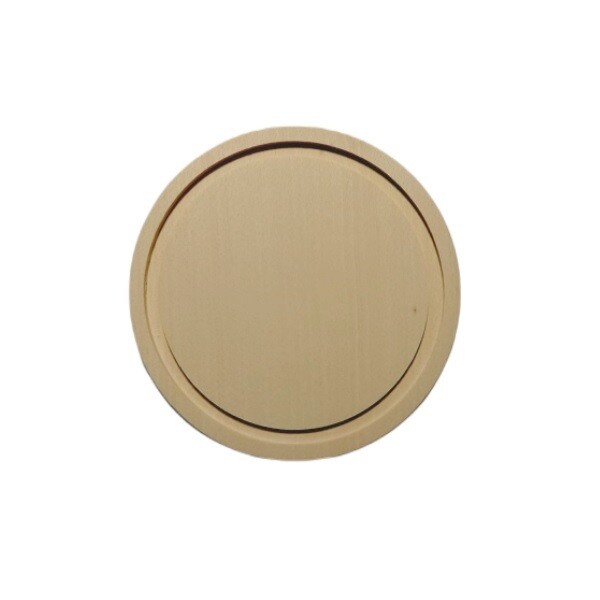 Round Beech Wood Board Display Plinth Base 28 cm