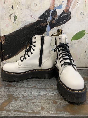 DR MARTENS Docs JADON White Leather 