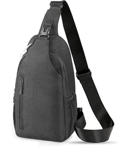 Crossbody Sling Bag for Women & Men Waterproof Sling Backpack with USB Chargi... - Picture 1 of 7