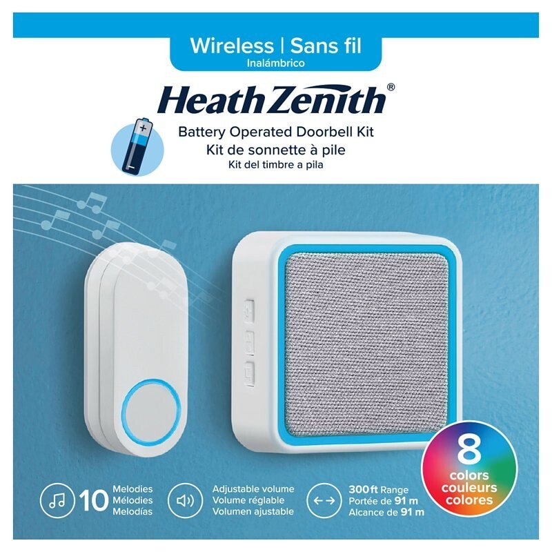Globe Health Zenith Doorbell Kit Wireless - White - New